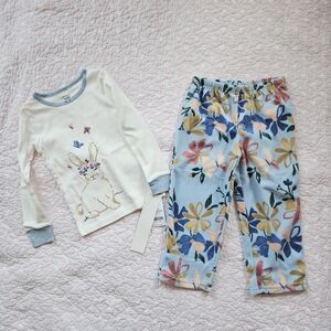 NWT Carter's Pajamas Girl's 4T 4 Toddler Fleece Pants Bunny